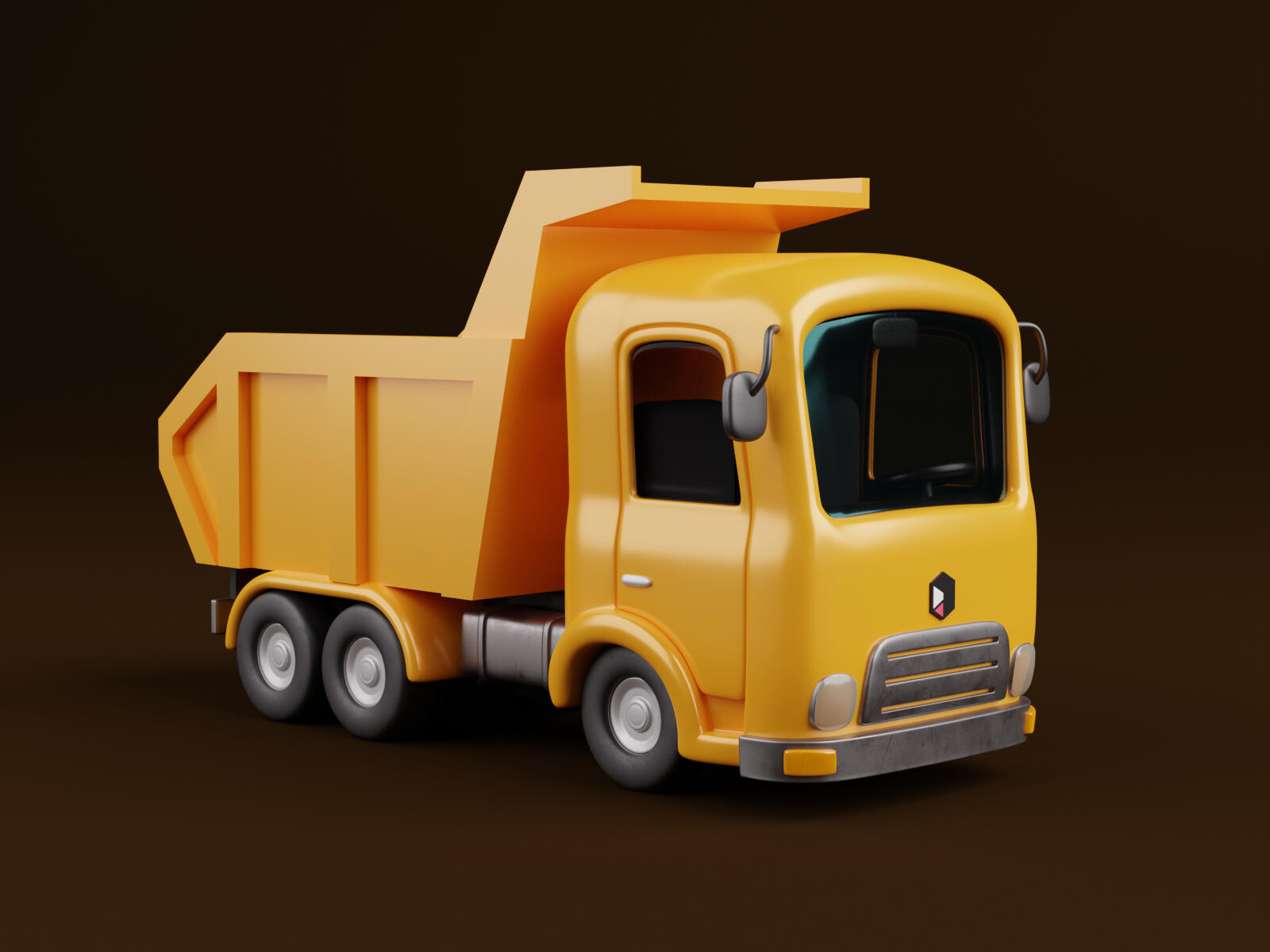 Showcase of 3D library of various 3D characters with 3D vehicles