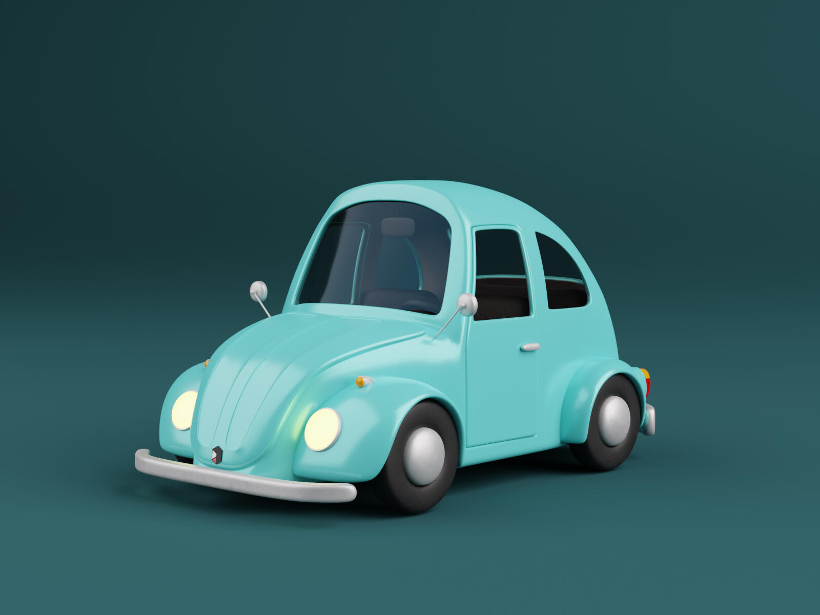 Showcase of 3D library of various 3D characters with 3D vehicles