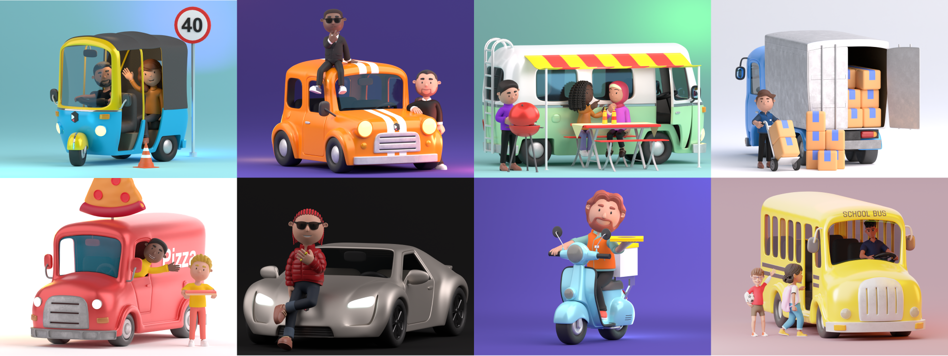 Preview of VEHICLEZ scenes